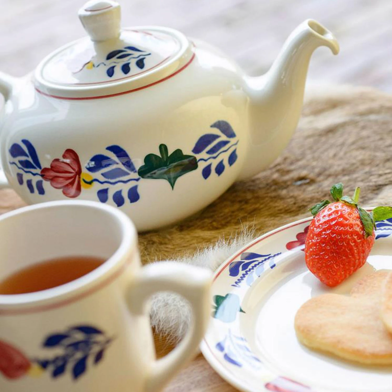 Royal Boch Boerenbont Theepot Zeeland 1,2 L 2 Royal Boch Boerenbont Theepot Zeeland 1,2 L - Afbeelding 2