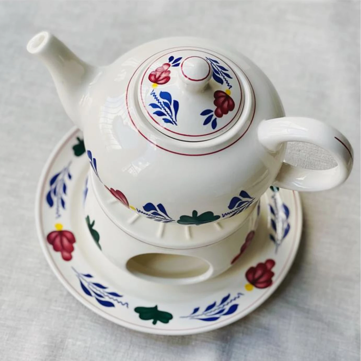 Royal Boch Boerenbont Theepot Zeeland 1,2 L 3 Royal Boch Boerenbont Theepot Zeeland 1,2 L - Afbeelding 3