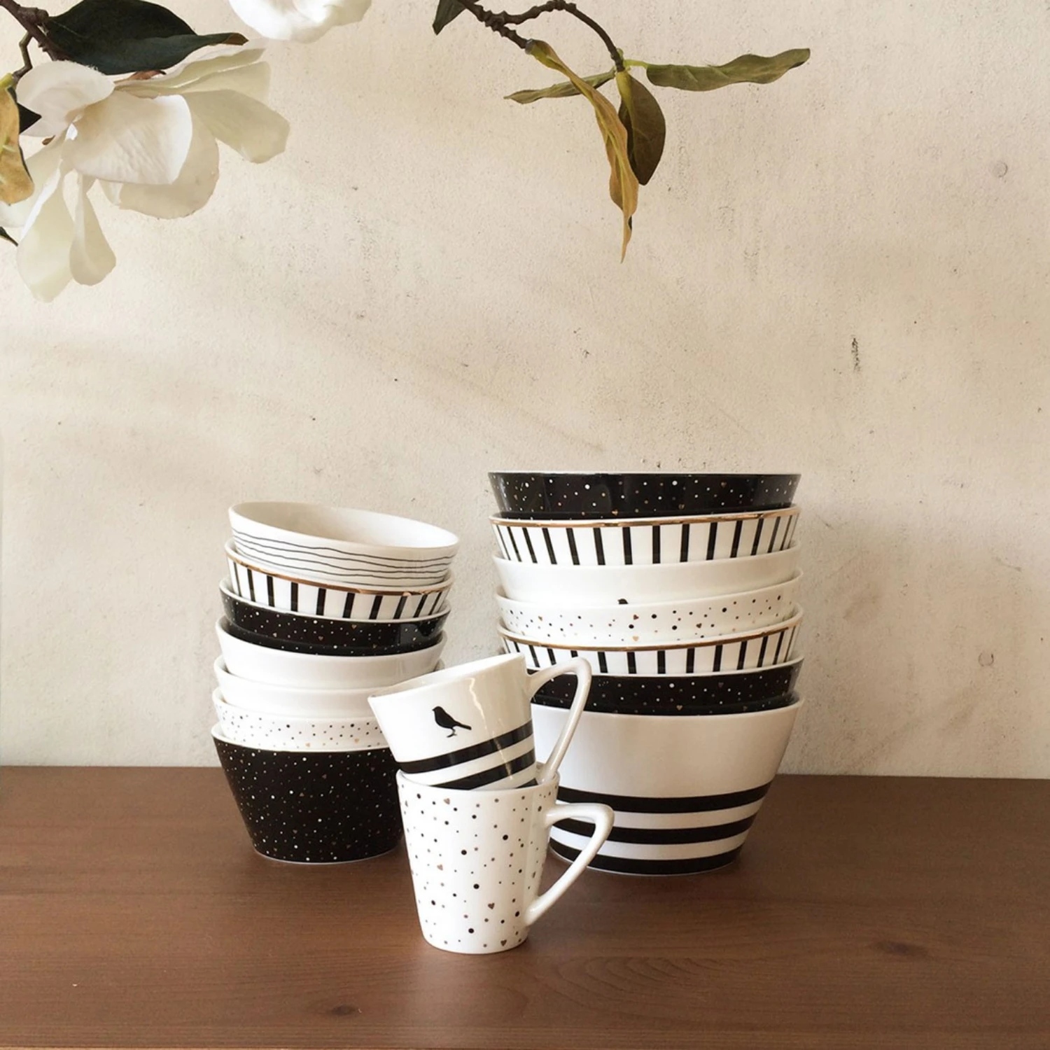 Dutch Rose Amsterdam Loft Kom 14 Cm Wit Glitter 2 Dutch Rose Amsterdam Loft Kom 14 Cm Wit Glitter - Afbeelding 2