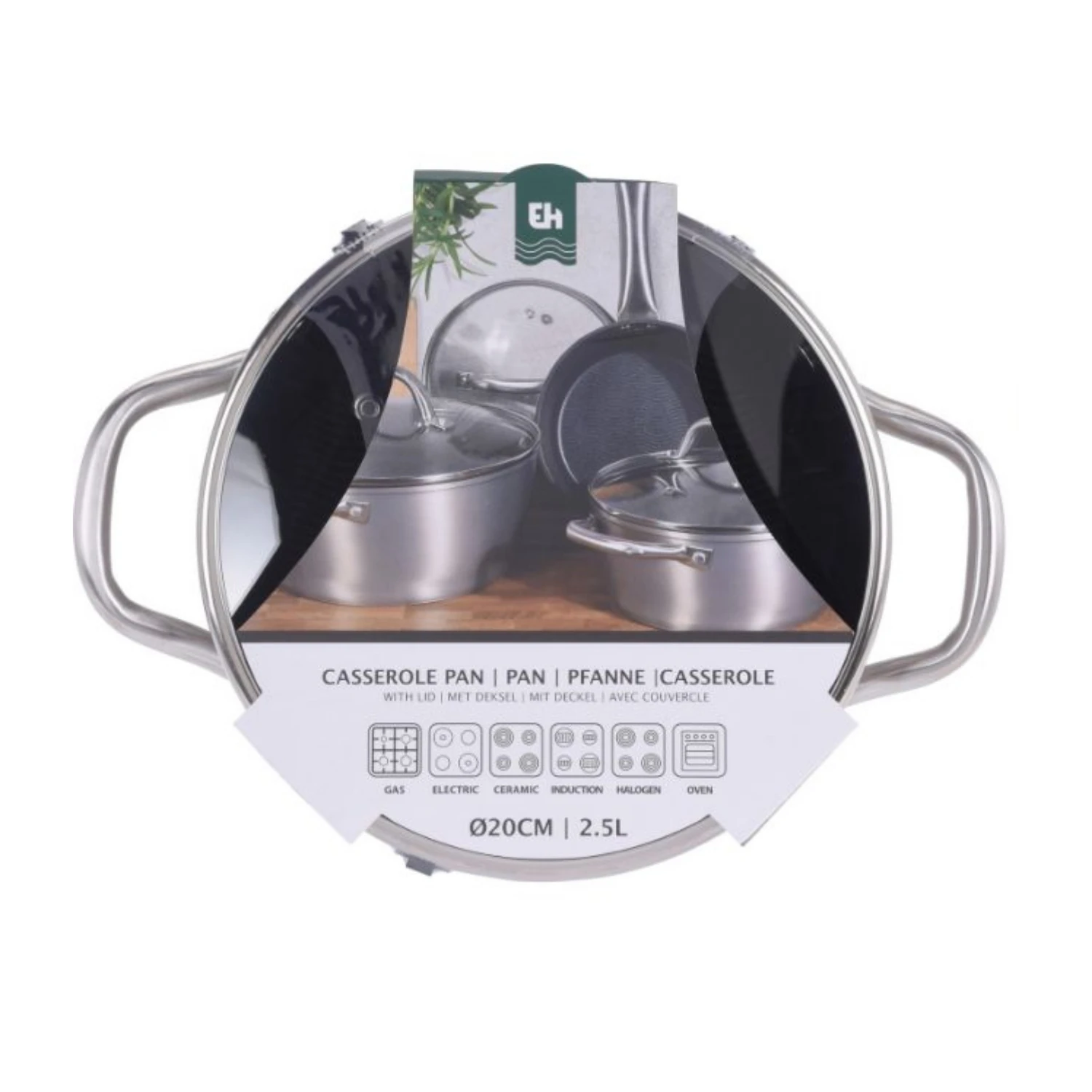 Excellent Houseware Kookpan Ø20 Cm 2 Excellent Houseware Kookpan Ø20 Cm - Afbeelding 2