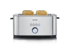 Severin Broodrooster Voor 4 Sneetjes XXL MetBagelfunctie AT 2512 -Huis Keuken 101 2512 3 1