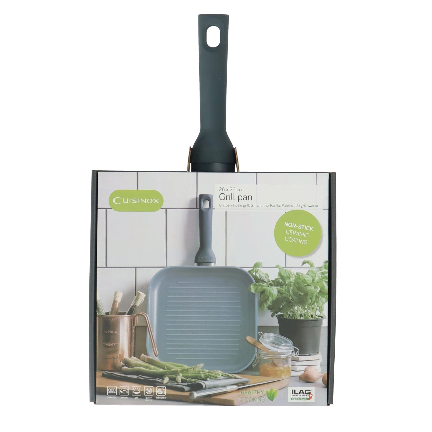 Cuisinox Grill Pan Denim 4 2 Cuisinox Grill Pan Denim 4 - Afbeelding 2