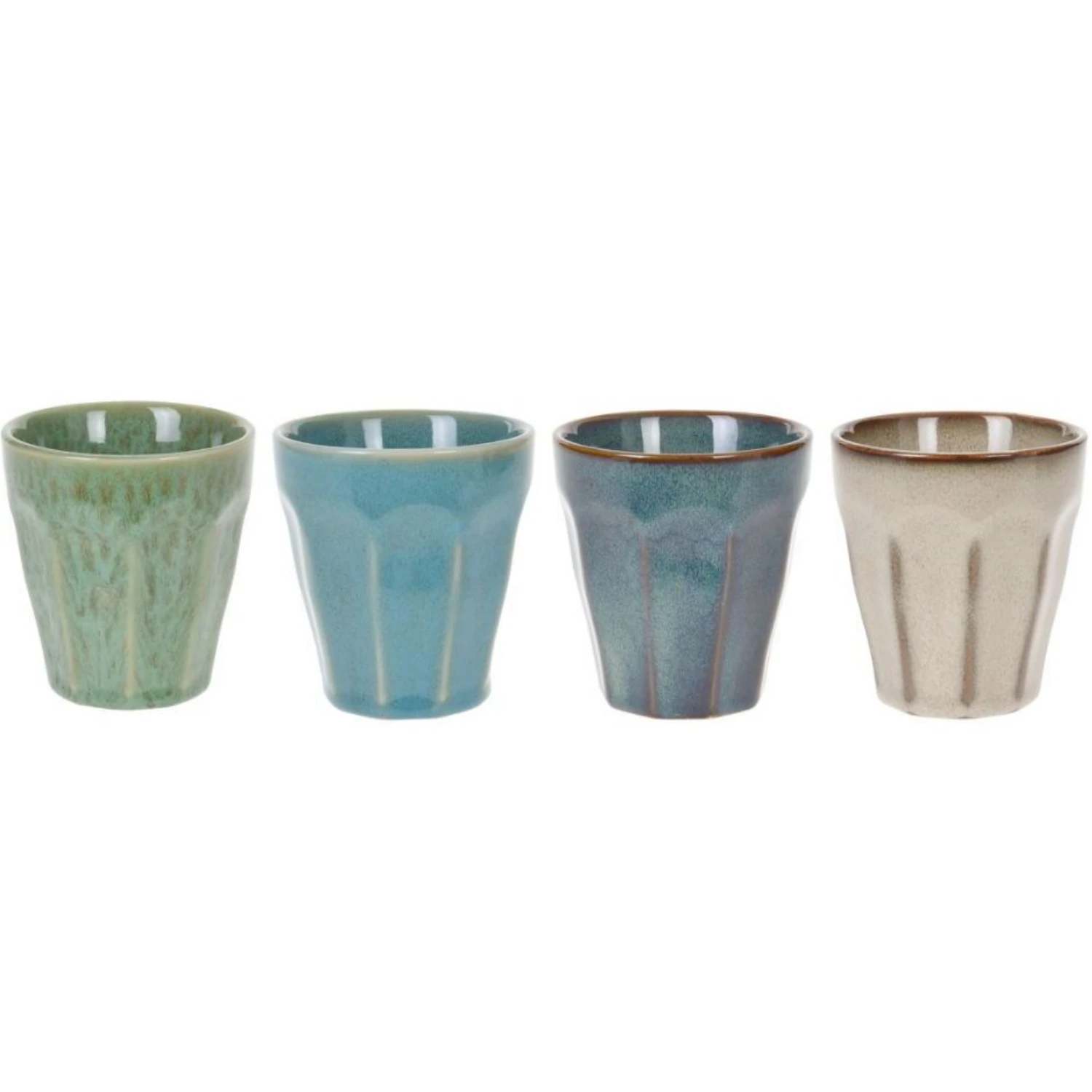 Excellent Houseware Mokken Zonder Oor 4 Stuks 1 Excellent Houseware Mokken Zonder Oor 4 Stuks