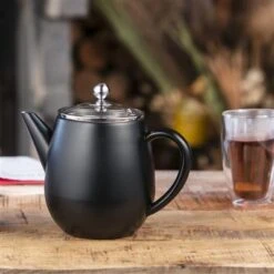 Bredemeijer Theepot 1,1L Duet Eva Mat Zwart 9 Bredemeijer Theepot 1,1L Duet Eva Mat Zwart -Huis Keuken 101 5861 5 1