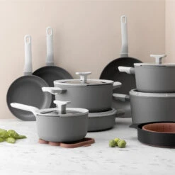 Berghoff Leo Kookpan Met Deksel Ø28 Cm Shadow -Huis Keuken 101 5869 5 1