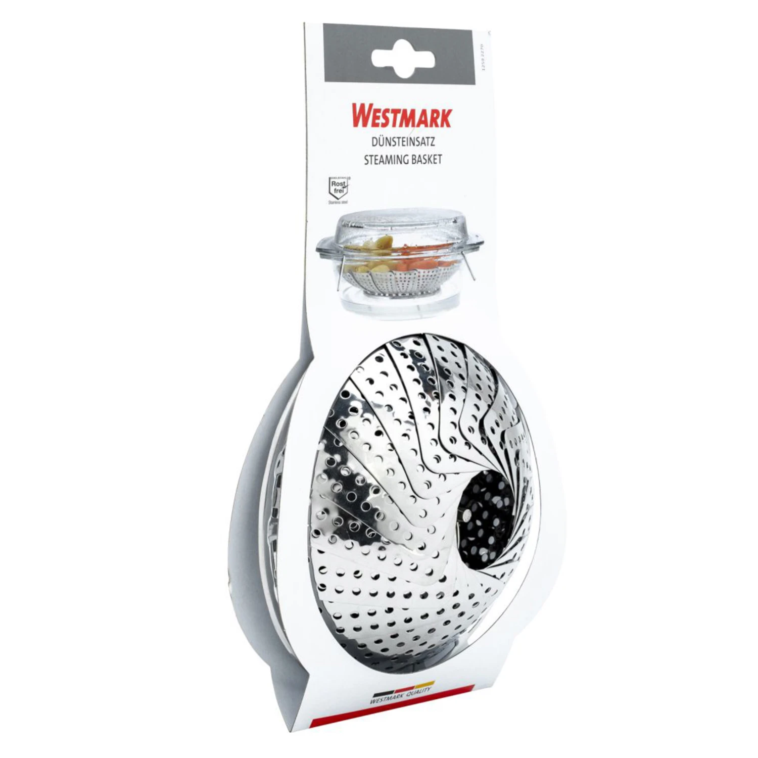 Westmark Stoommand ø14 Tot 23 Cm RVS 5 Westmark Stoommand ø14 Tot 23 Cm RVS - Afbeelding 5