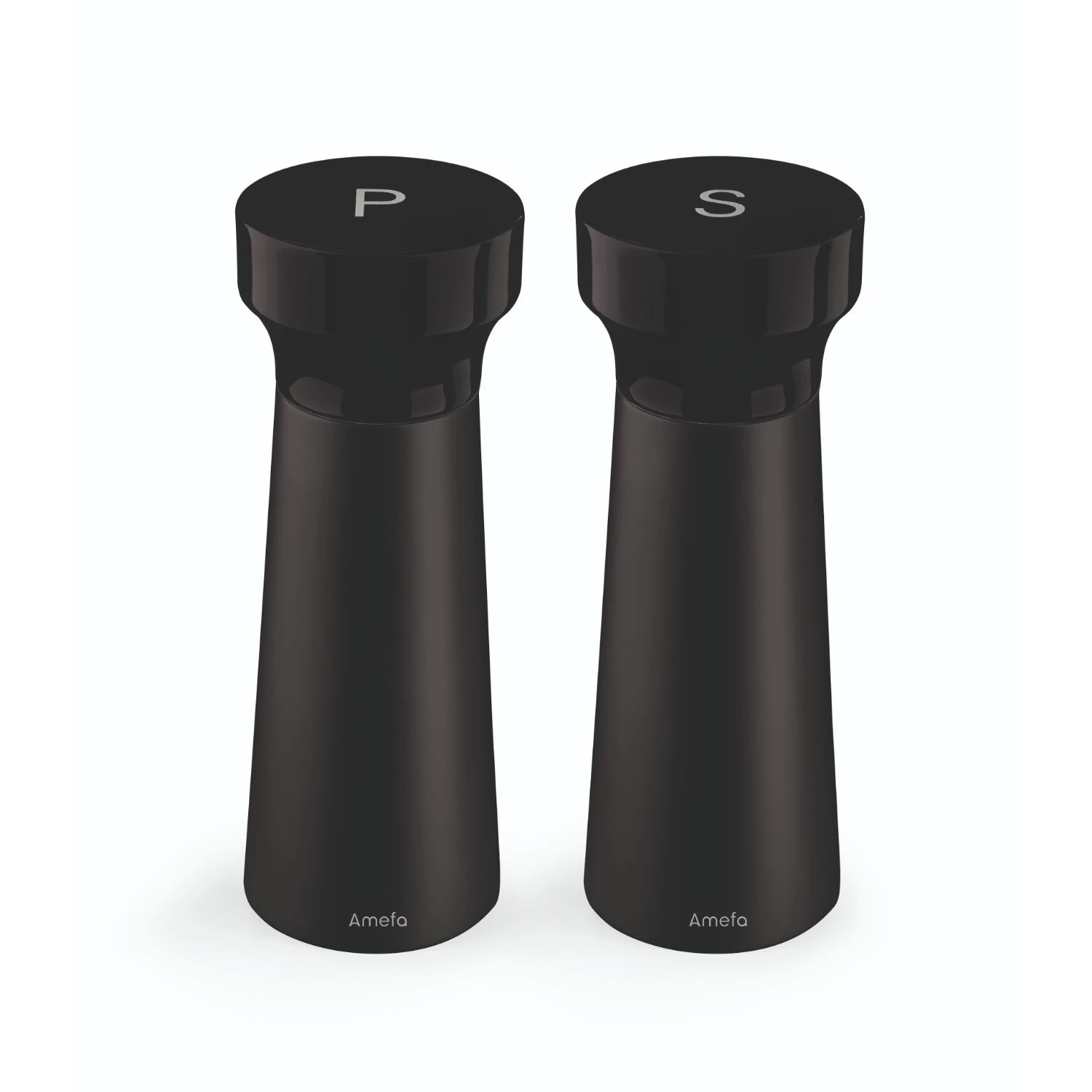 Amefa Modern Shade Peper En Zout Set 15 Cm Zwart 1 Amefa Modern Shade Peper En Zout Set 15 Cm Zwart
