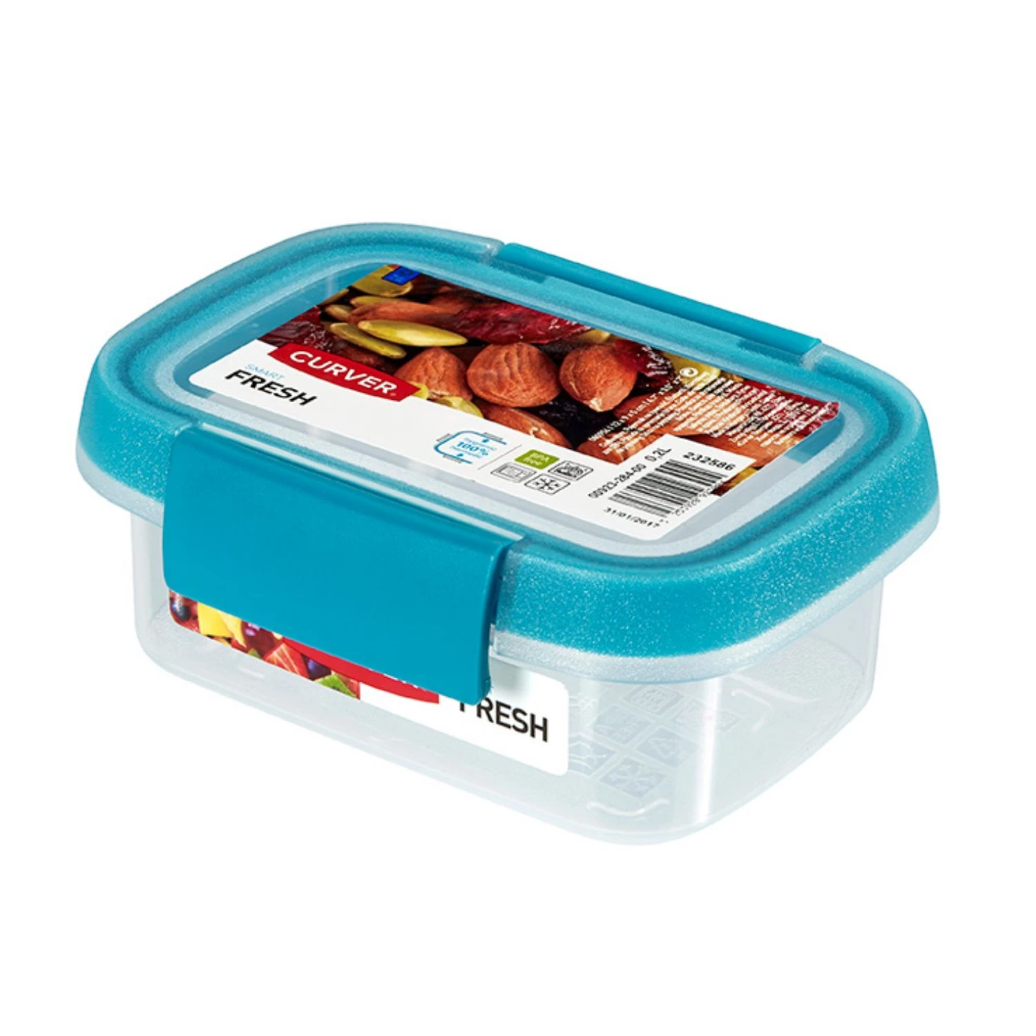 Curver Smart Fresh Rechthoek 0,2 L 1 Curver Smart Fresh Rechthoek 0,2 L