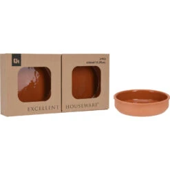 Excellent Houseware Tapasschalen Terracotta 2 Stuks 5 Excellent Houseware Tapasschalen Terracotta 2 Stuks -Huis Keuken 102 0030 3 1