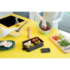 Brabantia Make & Take Bento Lunchbox Groot Donkergrijs -Huis Keuken 102 3480 5 1