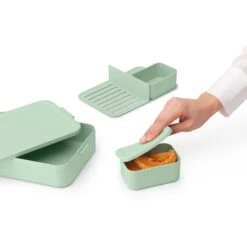 Brabantia Make & Take Bento Lunchbox Groot Jade Groen -Huis Keuken 102 3527 5 1