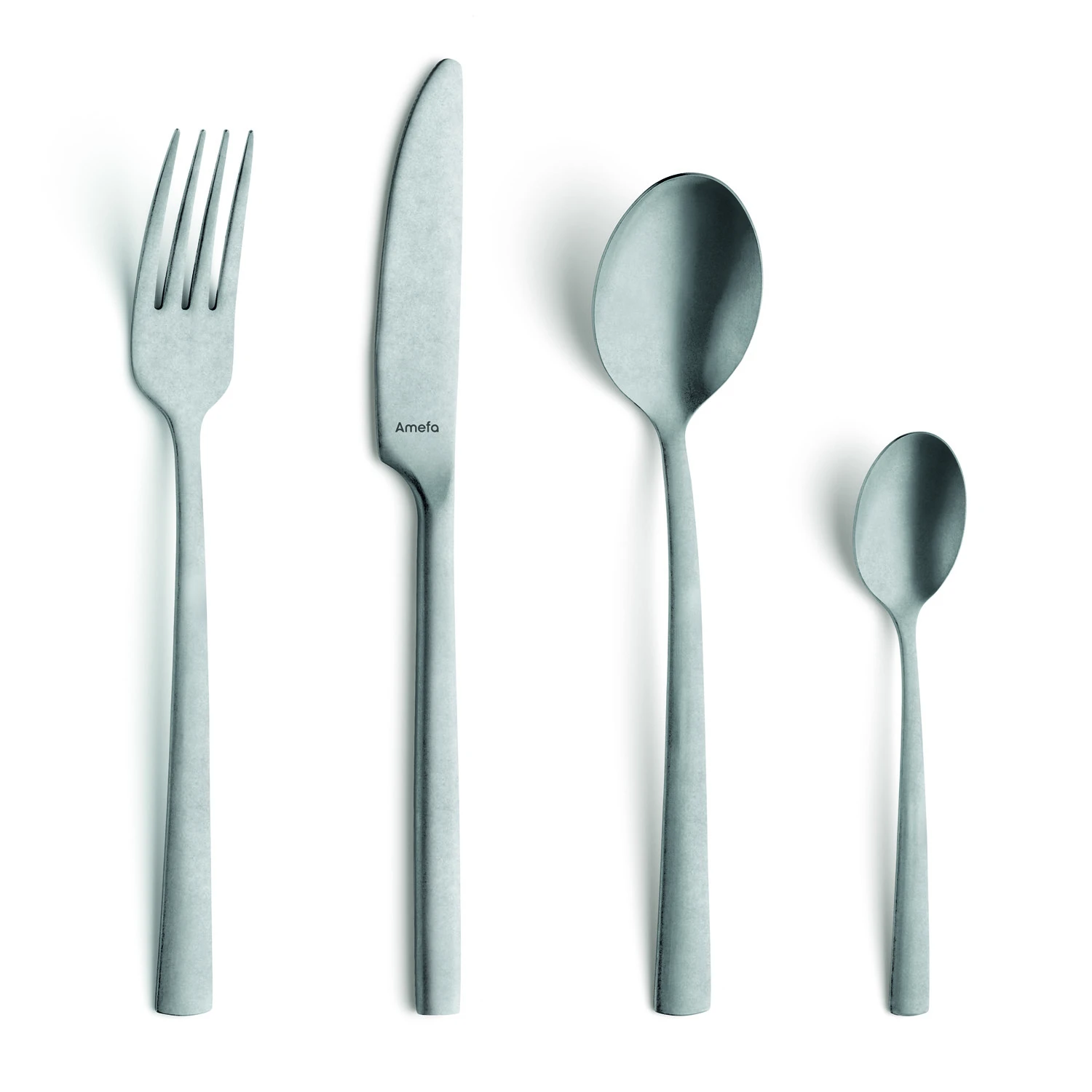 Amefa Bestekset Vintage Stonewash 16 Delig 2 Amefa Bestekset Vintage Stonewash 16 Delig - Afbeelding 2