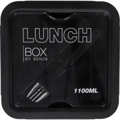 Senza Lunch Box 1100 Ml Tarwestro Zwart -Huis Keuken 102 4460 5 1