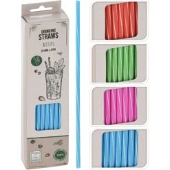 Rietjes Plastic 50 Stuks Assorti Kleur -Huis Keuken 102 4890 1