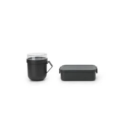 Brabantia Make En Take Lunchset 2 Delig Dark Grey 7 Brabantia Make En Take Lunchset 2 Delig Dark Grey -Huis Keuken 102 6665 3 1 1