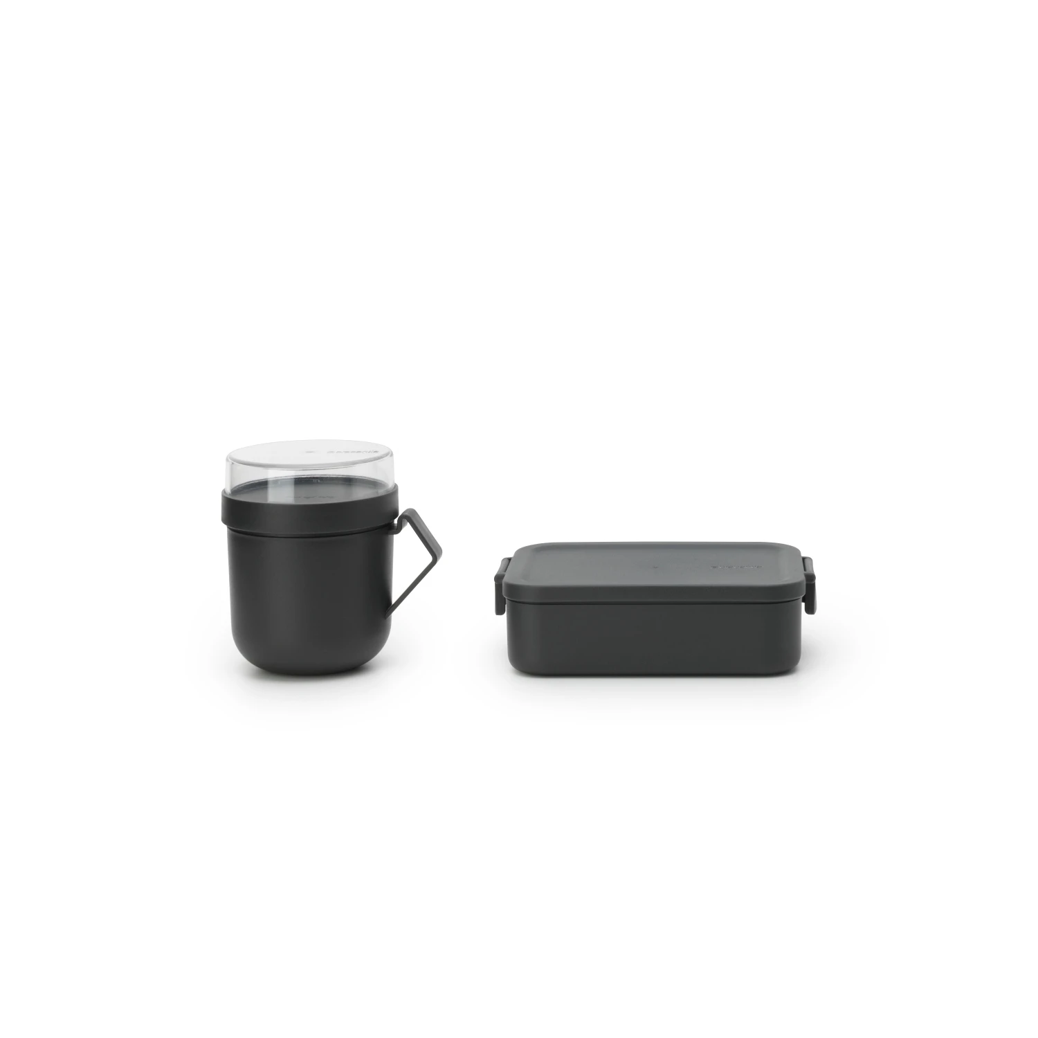 Brabantia Make En Take Lunchset 2 Delig Dark Grey 3 Brabantia Make En Take Lunchset 2 Delig Dark Grey - Afbeelding 3