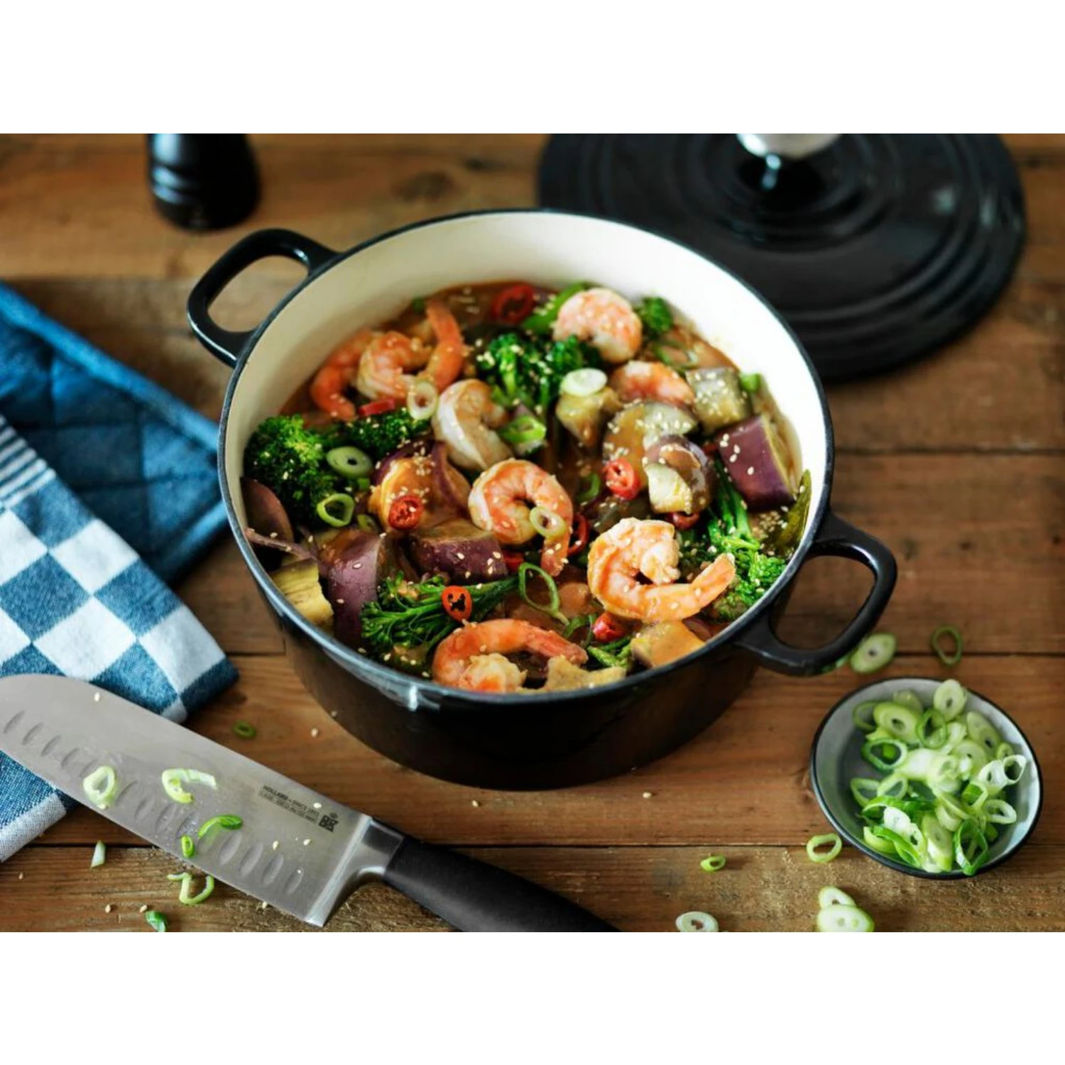 BK Bourgogne Braadpan Ø28 Cm Olive Green 2 BK Bourgogne Braadpan Ø28 Cm Olive Green - Afbeelding 2