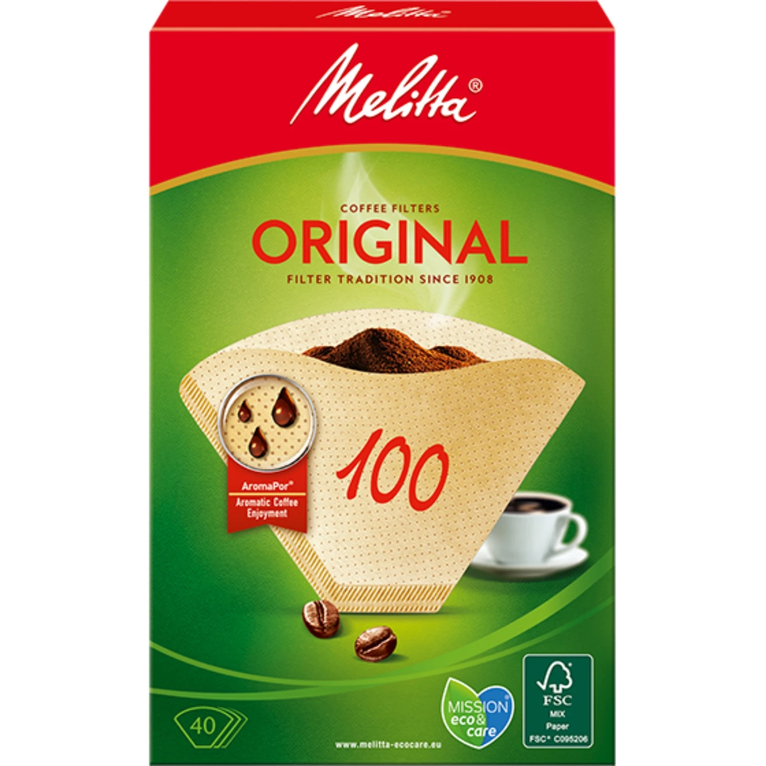Melitta Filters 100/40 Bruin 1 Melitta Filters 100/40 Bruin