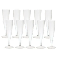 Duni Champagneglazen Crystallo Plastic 10 Stuks 5 Duni Champagneglazen Crystallo Plastic 10 Stuks -Huis Keuken 105 0145 3 1