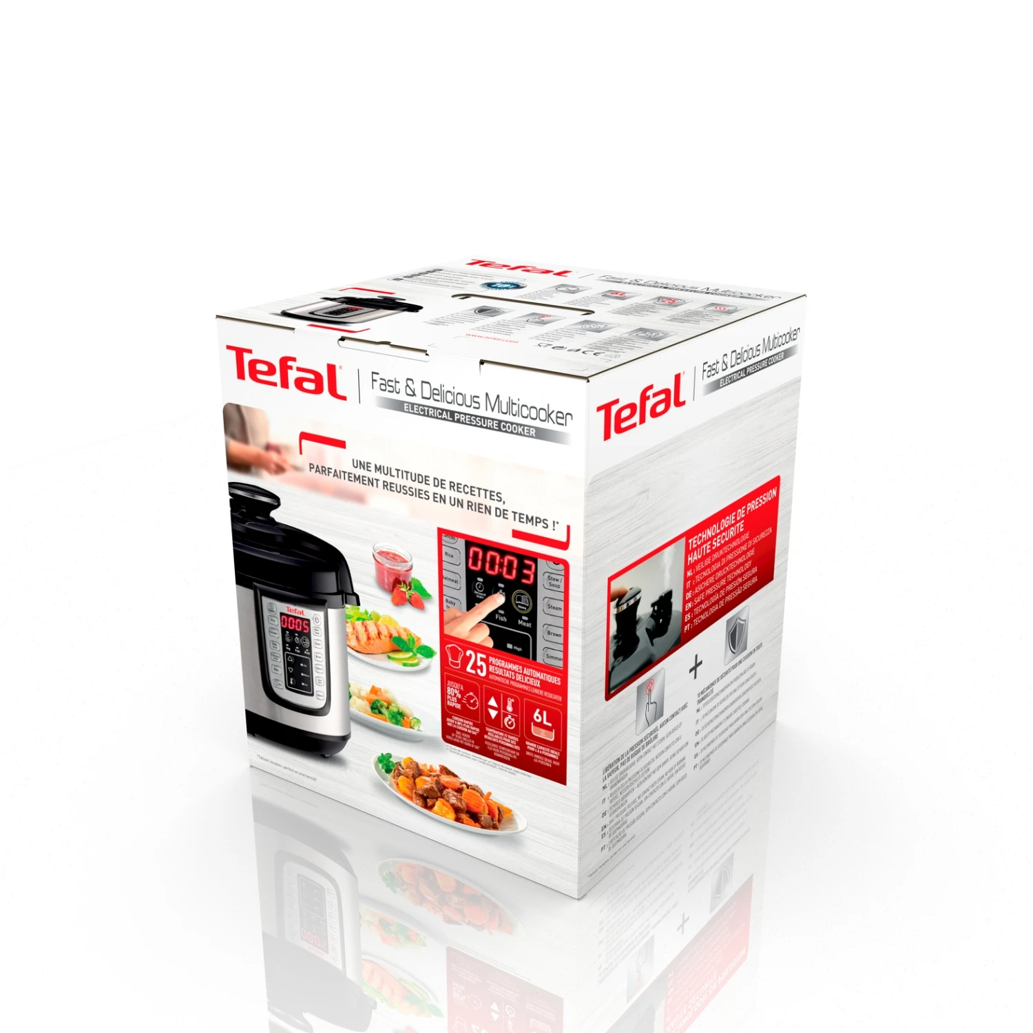 Tefal All-in-One Slowcooker, Multicooker EnSnelkookpan 2 Tefal All-in-One Slowcooker, Multicooker EnSnelkookpan - Afbeelding 2