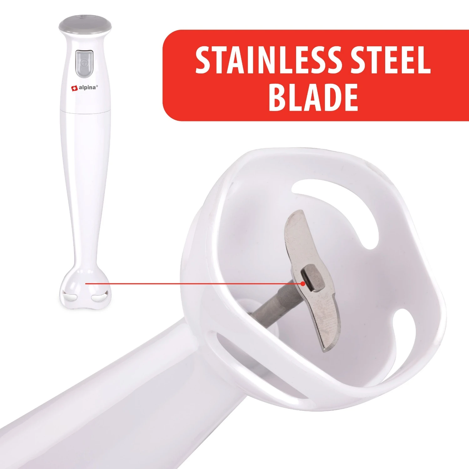 Alpina Staafmixer 1 Snelheid 2 Alpina Staafmixer 1 Snelheid - Afbeelding 2