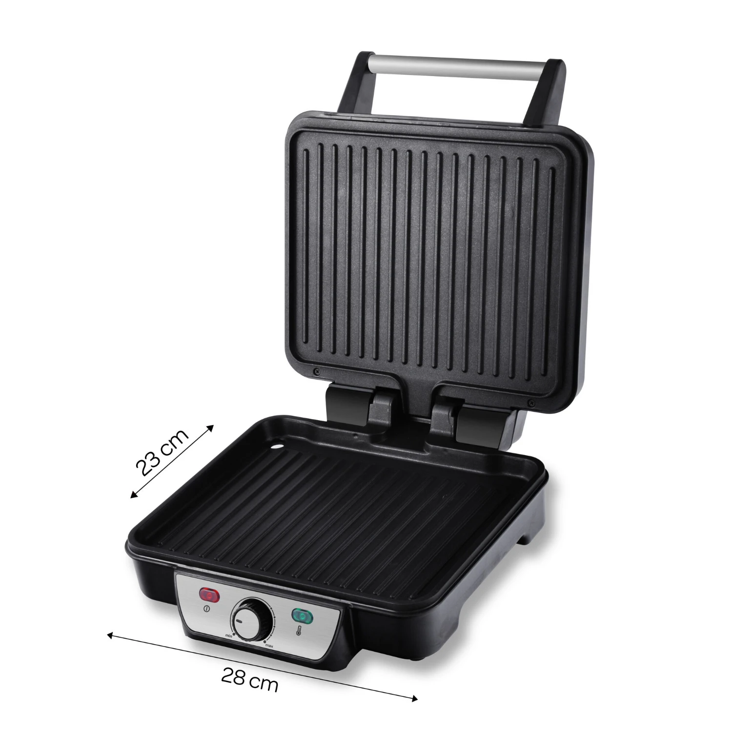 Inventum Contactgrill CG618 1800W Zwart 5 Inventum Contactgrill CG618 1800W Zwart - Afbeelding 5