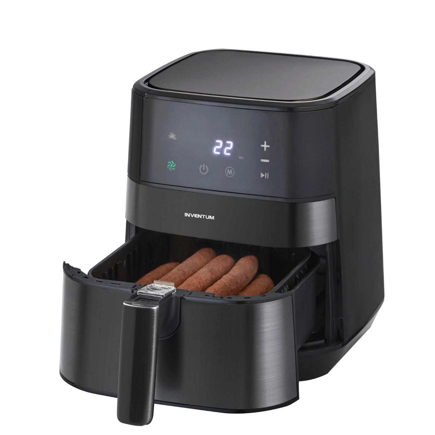 Inventum Airfryer GF350HLDB 3,5 L 1500W Zwart 4 Inventum Airfryer GF350HLDB 3,5 L 1500W Zwart - Afbeelding 4