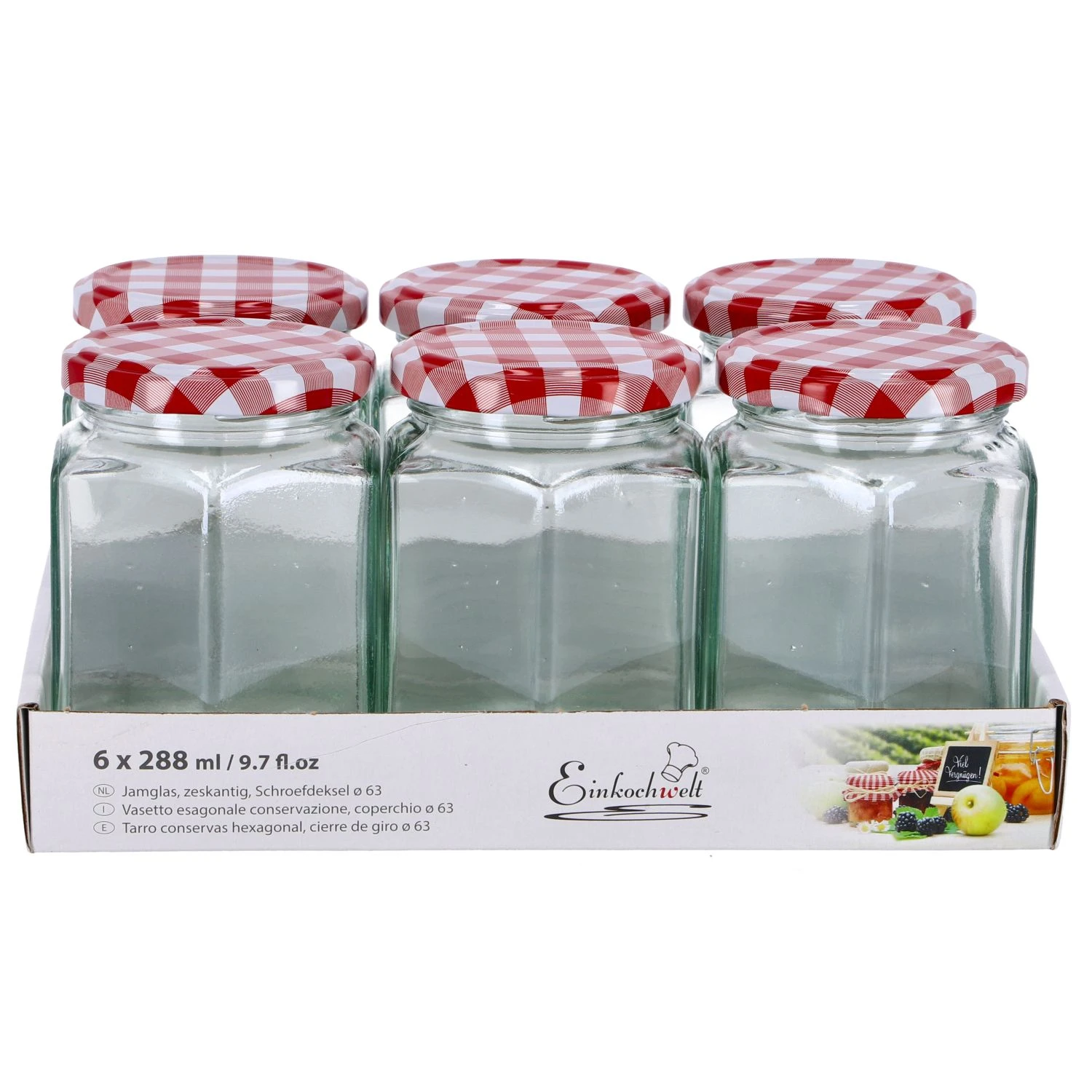 Weck Potjes 6 Stuks 29 Cl 5 Weck Potjes 6 Stuks 29 Cl - Afbeelding 5