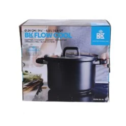BK Flow Cool Black RVS Soeppan Ø24 Cm -Huis Keuken a33f64feb7ac20f2566482c23285ce15