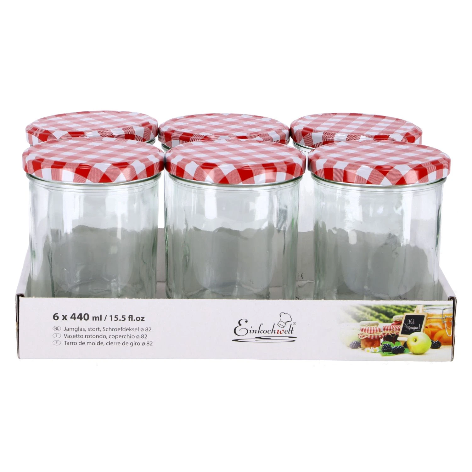 Weck Potjes 6 Stuks 44 Cl 5 Weck Potjes 6 Stuks 44 Cl - Afbeelding 5