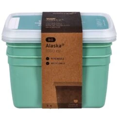 Alaska 3 Diepvriesdozen Rechthoekig 1.00 L -Huis Keuken fc357023cf3750027c9db343fd1231dd